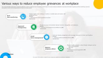 Various Ways To Reduce Employee Grievances At Workplace