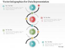Vector infographics for data representation flat powerpoint design
