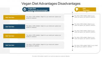 Vegan Diet Advantages Disadvantages In Powerpoint And Google Slides Cpb