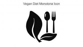 Vegan Diet Monotone Icon In Powerpoint Pptx Png And Editable Eps Format
