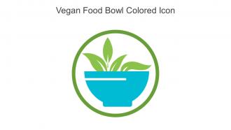 Vegan Food Bowl Colored Icon In Powerpoint Pptx Png And Editable Eps Format