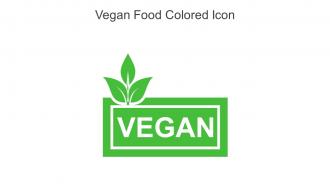 Vegan Food Colored Icon In Powerpoint Pptx Png And Editable Eps Format