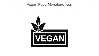 Vegan Food Monotone Icon In Powerpoint Pptx Png And Editable Eps Format