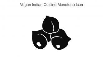 Vegan Indian Cuisine Monotone Icon In Powerpoint Pptx Png And Editable Eps Format