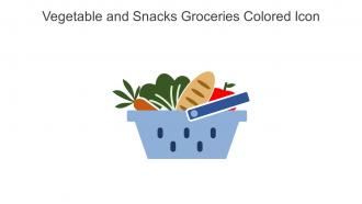 Vegetable And Snacks Groceries Colored Icon In Powerpoint Pptx Png And Editable Eps Format