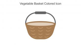 Vegetable Basket Colored Icon In Powerpoint Pptx Png And Editable Eps Format