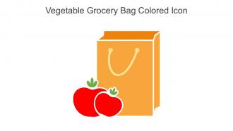 Vegetable Grocery Bag Colored Icon In Powerpoint Pptx Png And Editable Eps Format