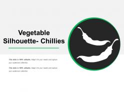 Vegetable silhouette chillies ppt sample download