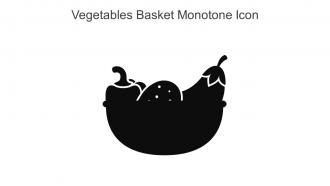 Vegetables Basket Monotone Icon In Powerpoint Pptx Png And Editable Eps Format