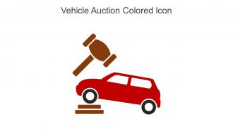 Vehicle Auction Colored Icon In Powerpoint Pptx Png And Editable Eps Format