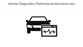 Vehicle Diagnostics Performance Monotone Icon In Powerpoint Pptx Png And Editable Eps Format