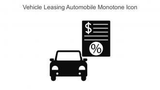 Vehicle Leasing Automobile Monotone Icon In Powerpoint Pptx Png And Editable Eps Format