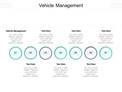 Vehicle management ppt powerpoint presentation infographic template layout ideas cpb