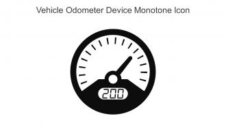 Vehicle Odometer Device Monotone Icon In Powerpoint Pptx Png And Editable Eps Format