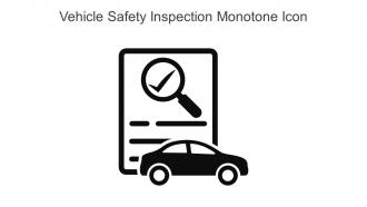 Vehicle Safety Inspection Monotone Icon In Powerpoint Pptx Png And Editable Eps Format