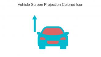 Vehicle Screen Projection Colored Icon In Powerpoint Pptx Png And Editable Eps Format