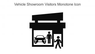 Vehicle Showroom Visitors Monotone Icon In Powerpoint Pptx Png And Editable Eps Format