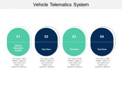 Vehicle telematics system ppt powerpoint presentation file graphic tips cpb