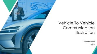 Vehicle To Vehicle Communication Illustration PPT Information AT