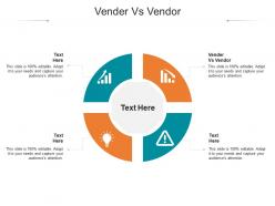 Vender vs vendor ppt powerpoint presentation infographics graphics download cpb
