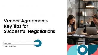 Vendor Agreements Key Tips For Successful Negotiations PPT Example ACP