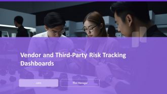 Vendor And Third Party Risk Tracking Dashboards PPT Structure AT