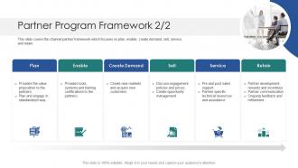Vendor channel partner training partner program framework ppt influencers