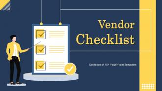 Vendor Checklist Powerpoint Ppt Template Bundles
