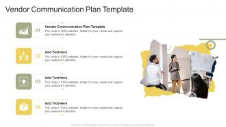 Vendor Communication Plan Template In Powerpoint And Google Slides Cpb