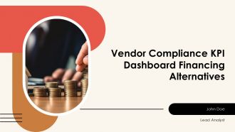 Vendor Compliance KPI Dashboard Financing Alternatives PPT Graphics AT Vendor Compliance KPI Dashboard Financing Alternatives PPT Graphics AT