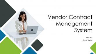 Vendor Contract Management System PPT Guidelines ACP