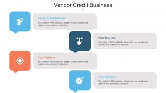 Vendor Credit Business Ppt Powerpoint Presentation Gallery Graphic Images Cpb