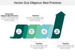 Vendor due diligence best practices ppt powerpoint presentation model themes cpb