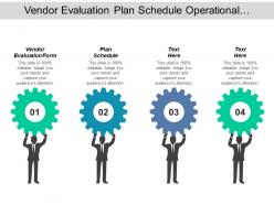 Vendor evaluation form plan schedule operational processes social networking cpb