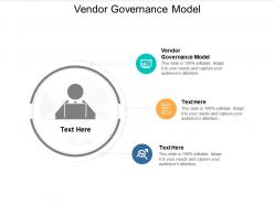 Vendor governance model ppt powerpoint presentation styles infographic template cpb