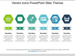 Vendor icons powerpoint slide themes