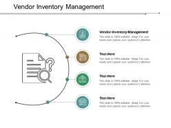 Vendor inventory management ppt powerpoint presentation inspiration icons cpb
