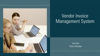 Vendor Invoice Management System PPT Mockup ACP
