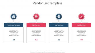 Vendor List Template In Powerpoint And Google Slides Cpb