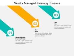 Vendor managed inventory process ppt powerpoint presentation infographics summary cpb