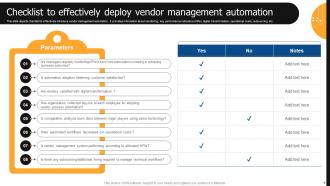 Vendor Management Automation PowerPoint PPT Template Bundles DK MD Editable Customizable
