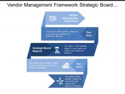 Vendor management framework strategic board reports capital procurement cpb