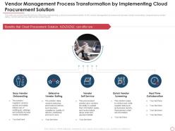 Vendor Management Process Transformation By Implementing Cloud Procurement Solution