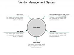 Vendor management system ppt powerpoint presentation portfolio graphics example cpb