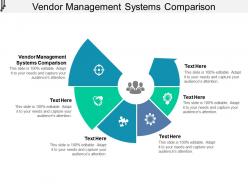 Vendor management systems comparison ppt powerpoint presentation infographic template cpb
