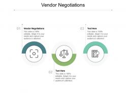 Vendor negotiations ppt powerpoint presentation inspiration ideas cpb