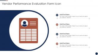 Vendor Performance Evaluation Form Icon