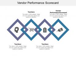 Vendor performance scorecard ppt powerpoint presentation icon maker cpb