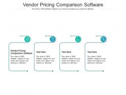 Vendor pricing comparison software ppt powerpoint presentation slide cpb