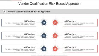 Vendor Qualification Risk Based Approach In Powerpoint And Google Slides Cpb